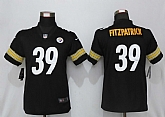 Women Nike Pittsburgh Steelers 39 Fitzpatrick Black Vapor Untouchable Limited Jersey,baseball caps,new era cap wholesale,wholesale hats